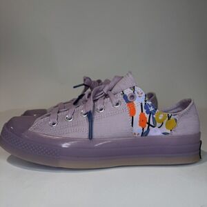 CONVERSE Chuck 70 Ox Women's History Month Tearaway Canvas Sneakers Plum Size8.5